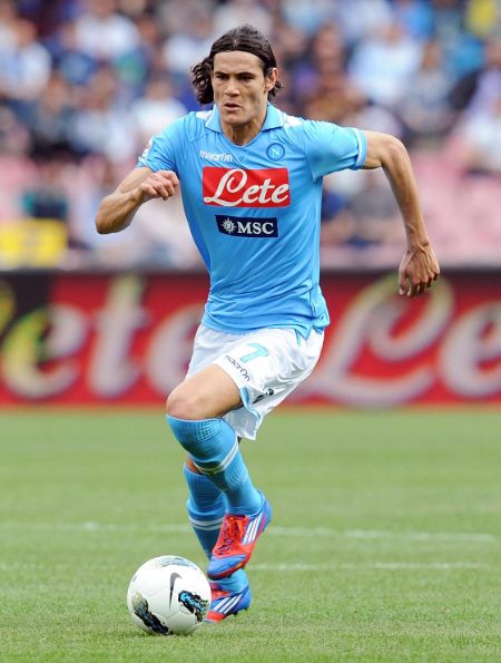 Cavani signed for Napoli on a loan deal of €5 million.